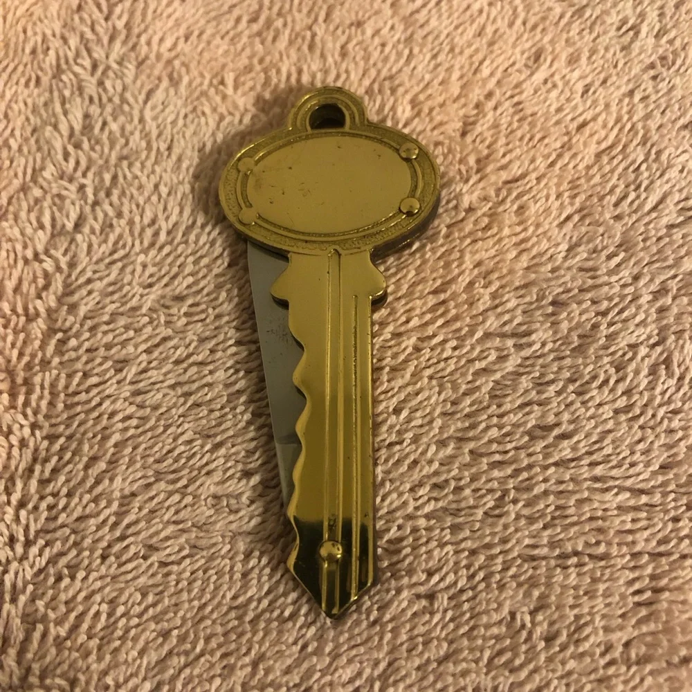Vintage Pepsi Key Shaped Keychain Pocket Knife